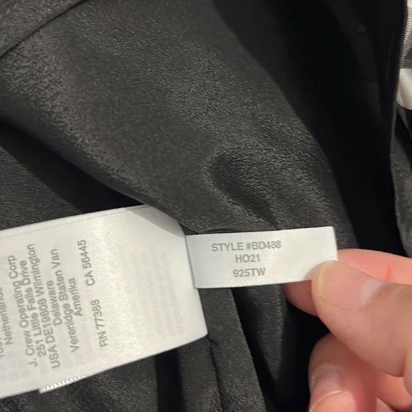 J. Crew Puff Sleeve Mini Dress in Textured Plaid Medium NWT - Picture 8 of 16